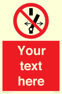 Custom prohibition Do not alter the state of the switch